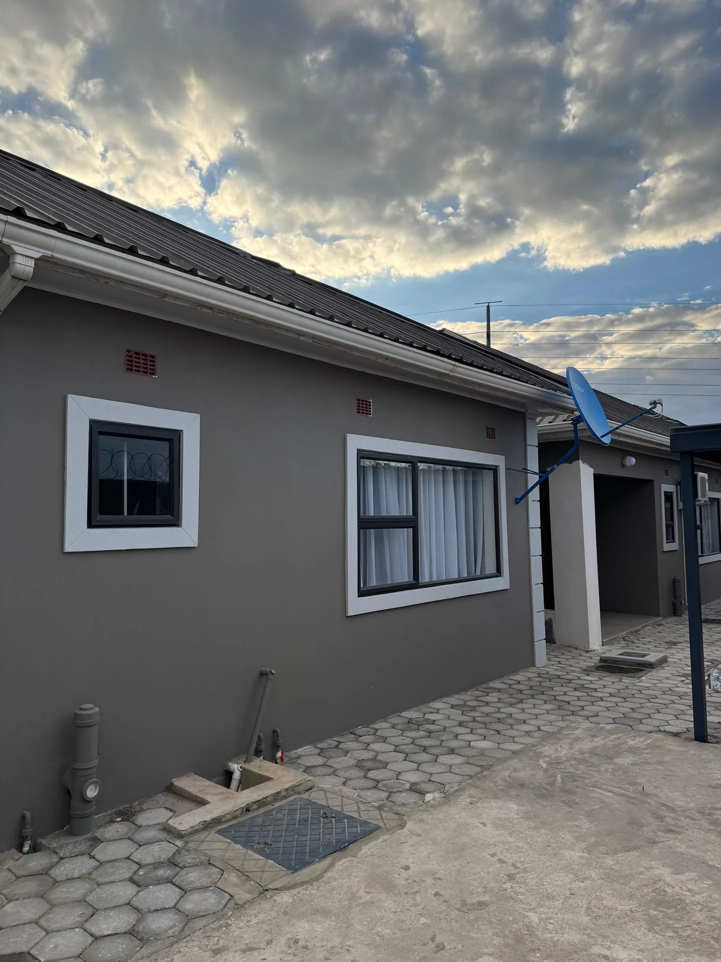 Exterior grounds of the compound