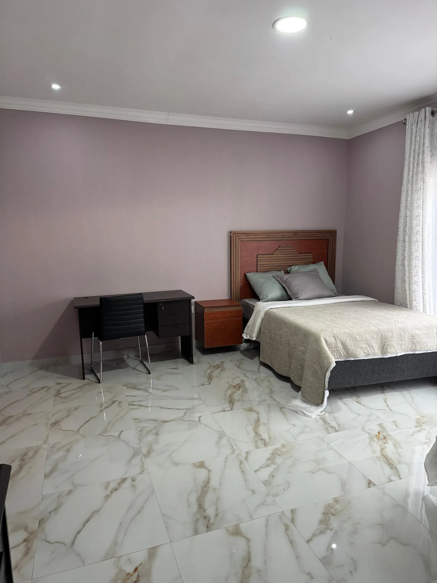 Shared master bedroom, second bed