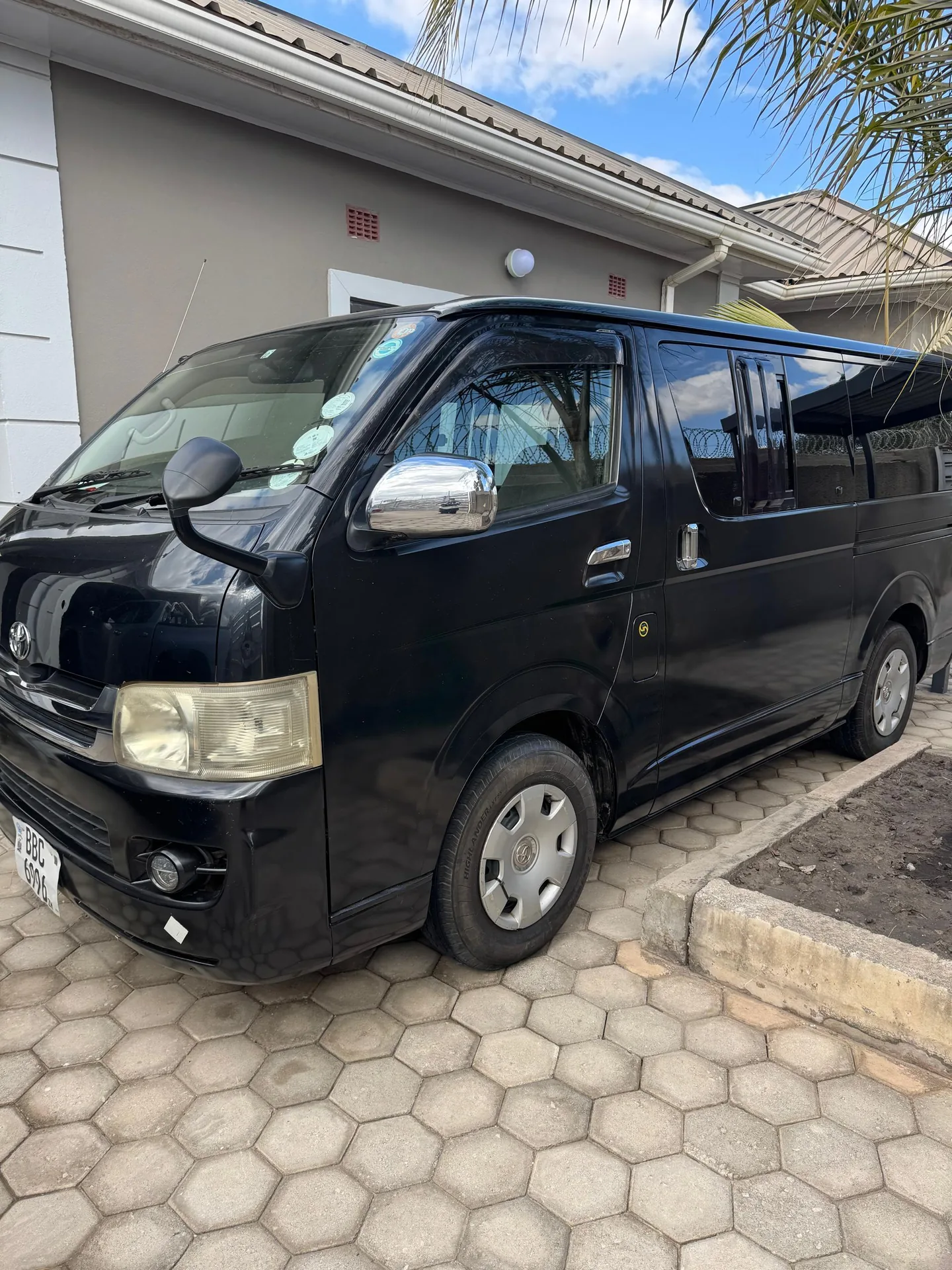 Free shuttle transport van